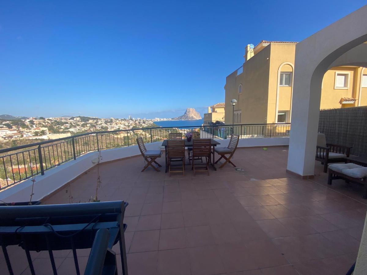 Chalet adosado con vistas al mar Calpe Exterior foto