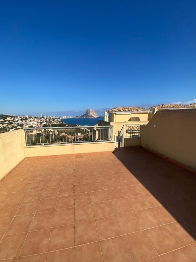 Chalet adosado con vistas al mar Calpe Exterior foto