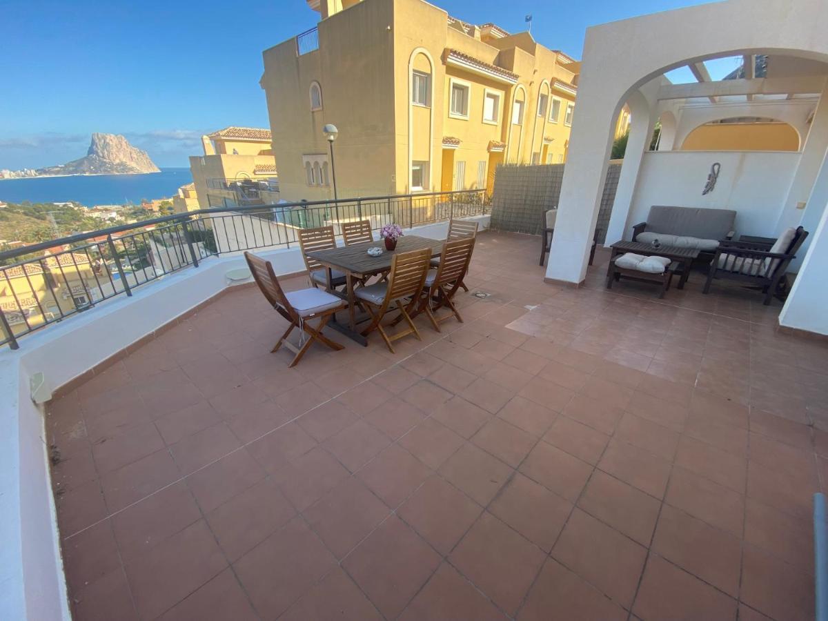 Chalet adosado con vistas al mar Calpe Exterior foto