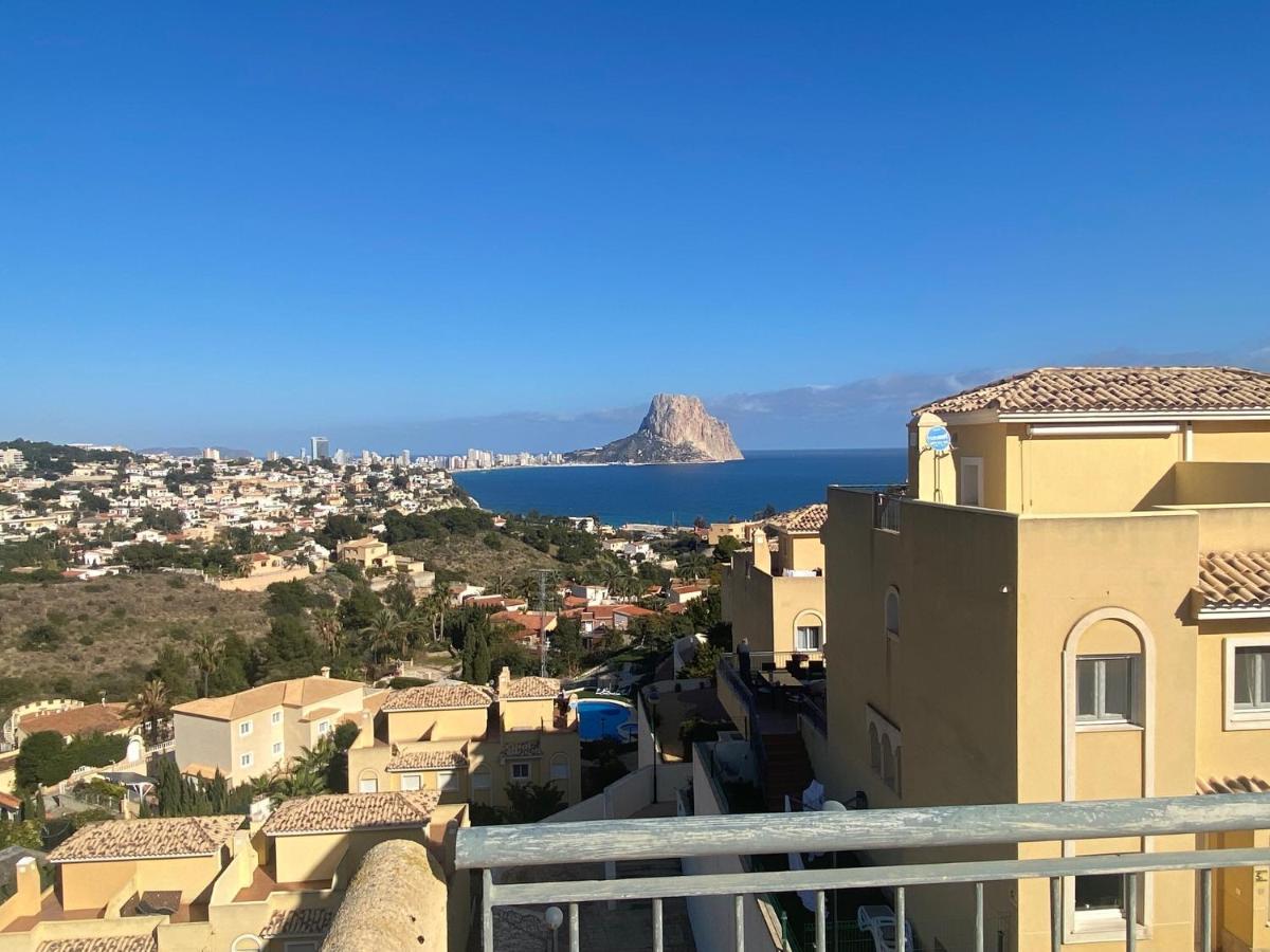 Chalet adosado con vistas al mar Calpe Exterior foto