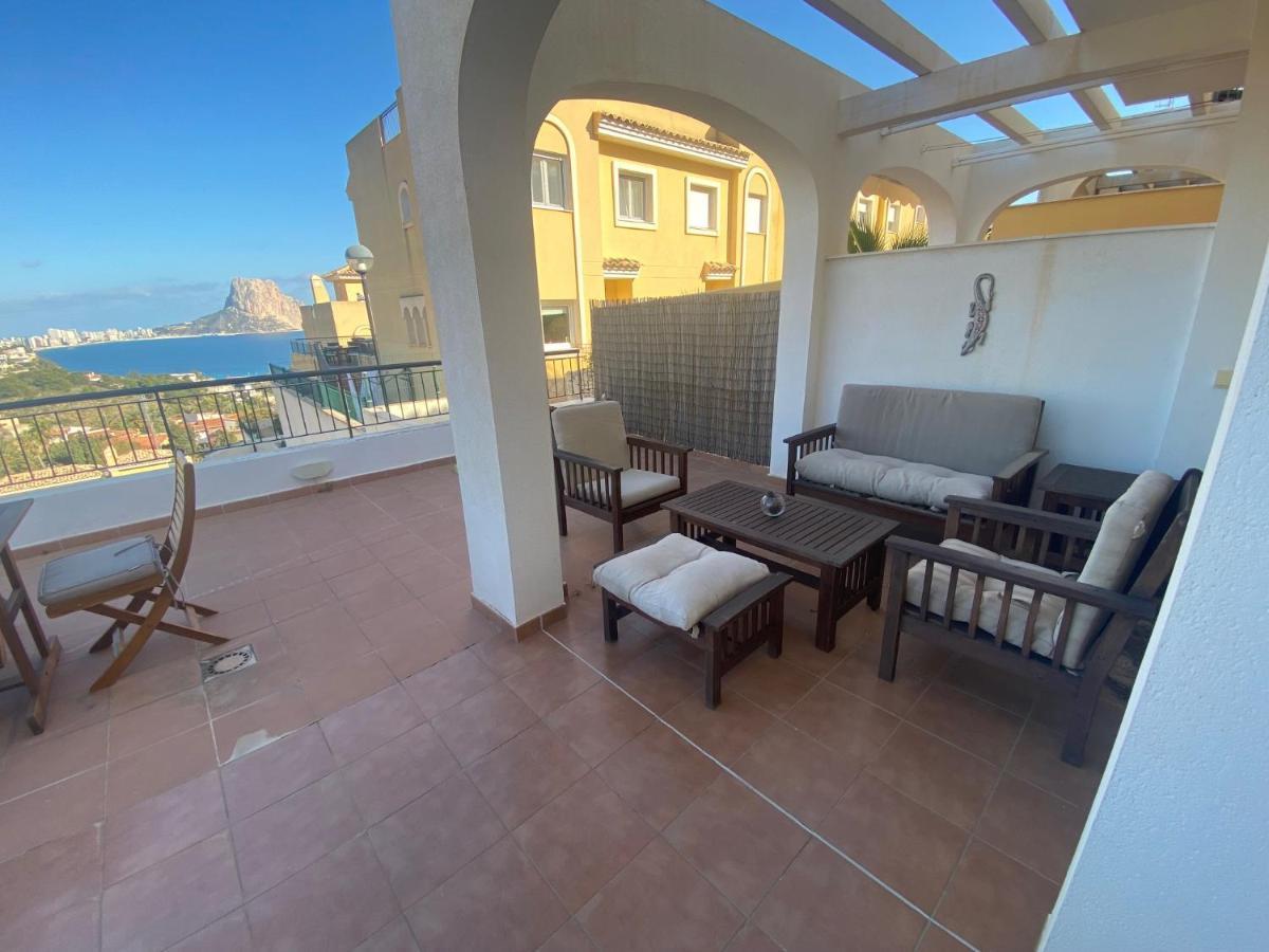 Chalet adosado con vistas al mar Calpe Exterior foto