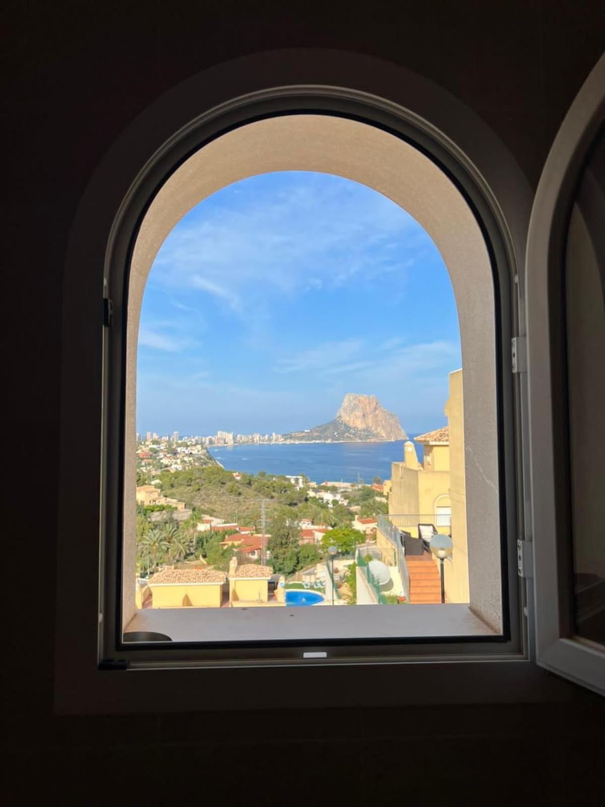 Chalet adosado con vistas al mar Calpe Exterior foto