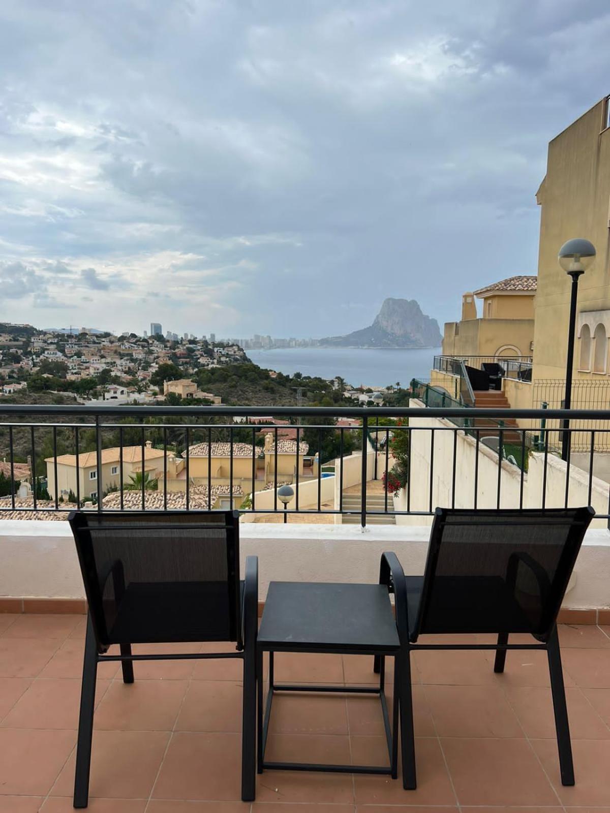 Chalet adosado con vistas al mar Calpe Exterior foto