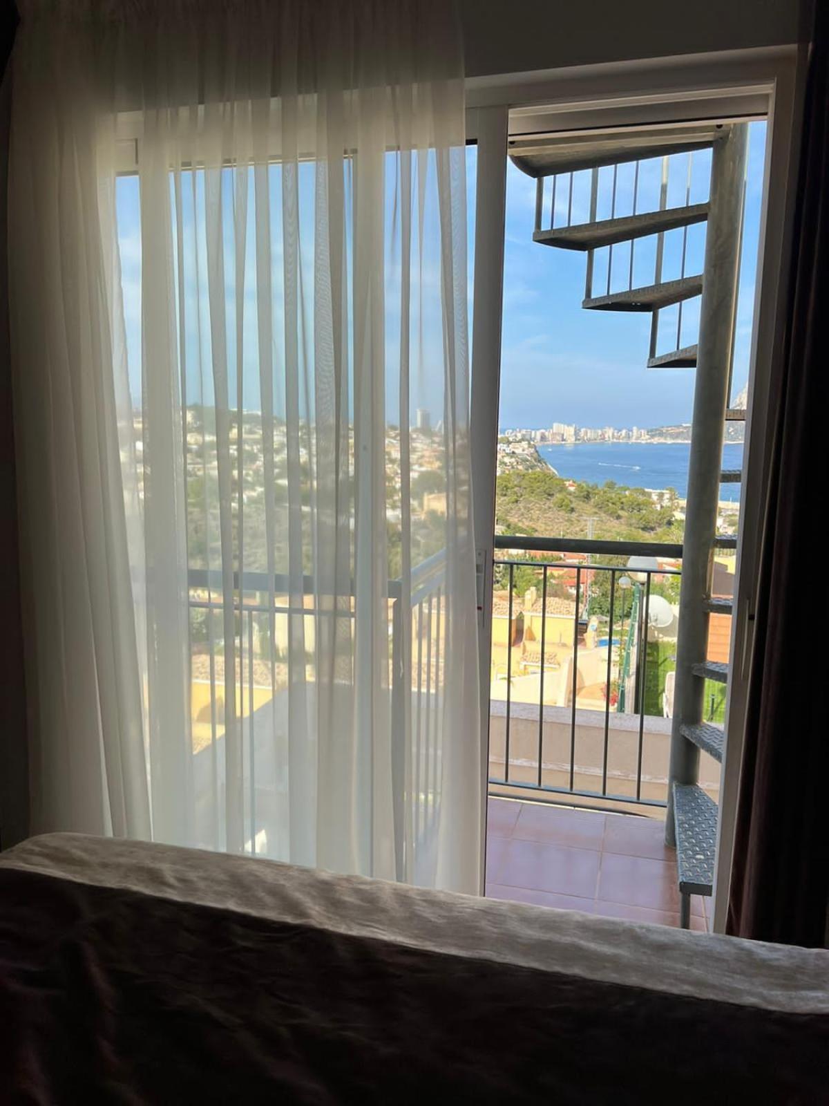Chalet adosado con vistas al mar Calpe Exterior foto