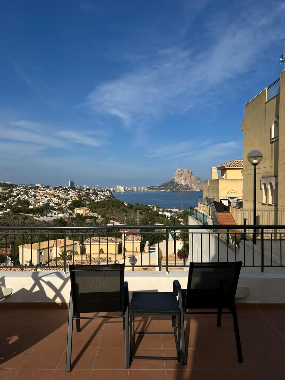 Chalet adosado con vistas al mar Calpe Exterior foto